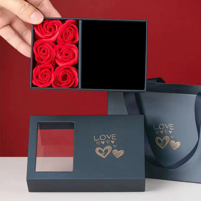 Eternal Rose Gift Box & Bag