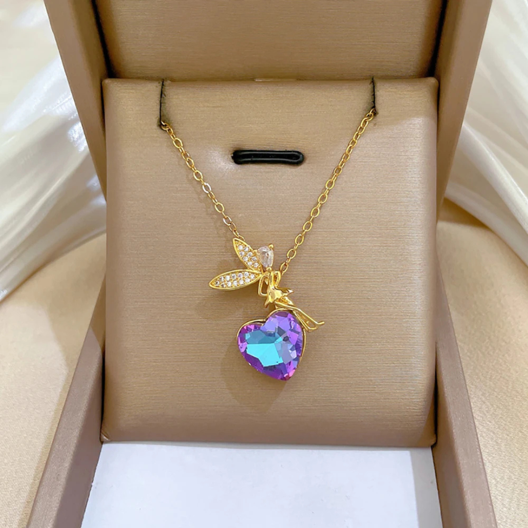 Enchanted Fairy Heart Necklace