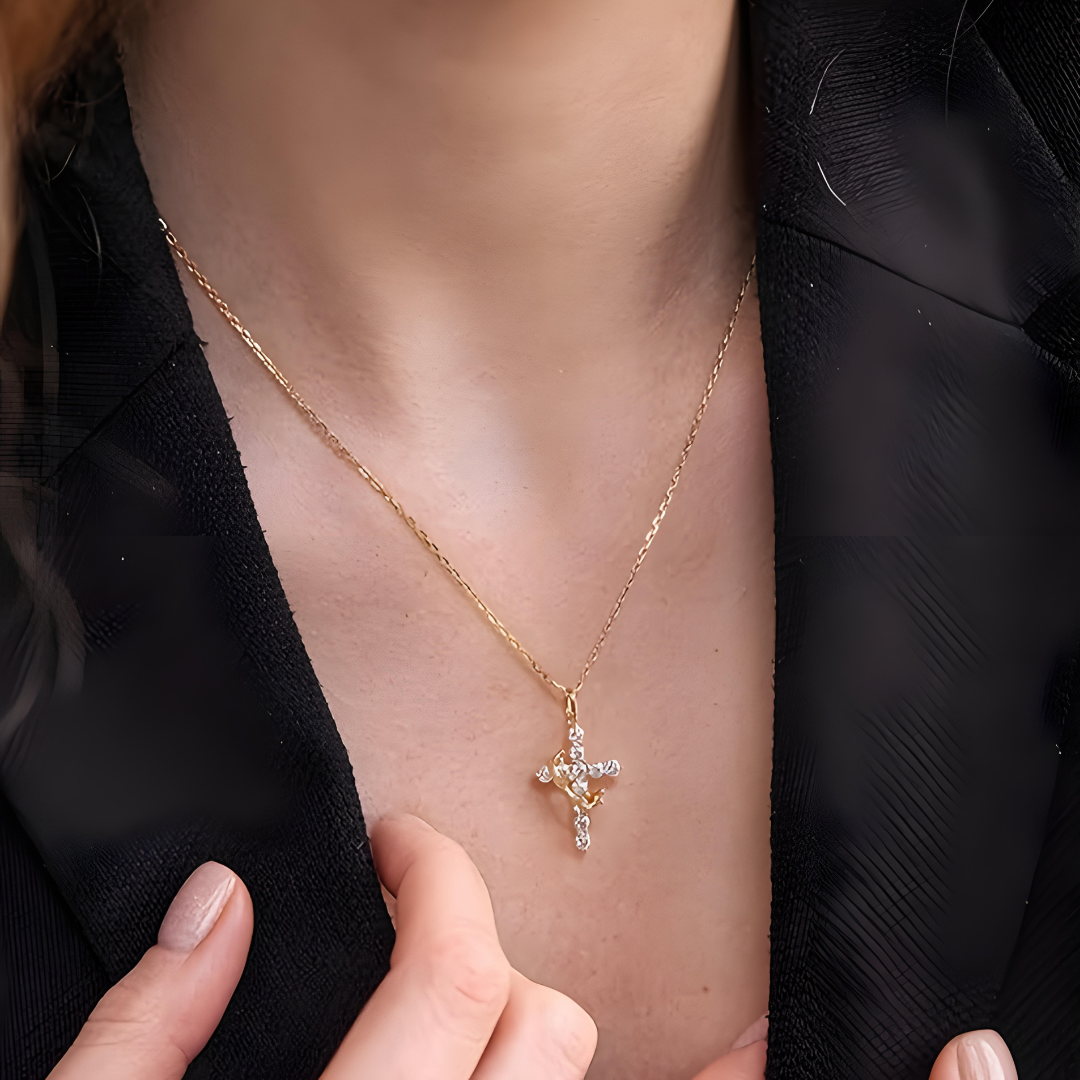 Elara Divine Sparkle Necklace | 925 Sterling Silver
