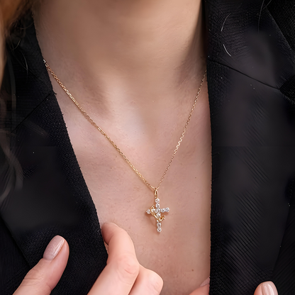 Elara Divine Sparkle Necklace | 925 Sterling Silver