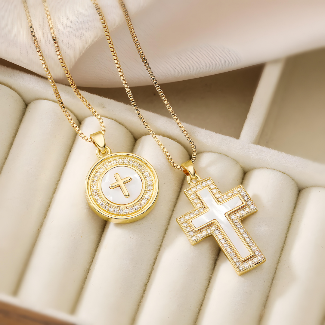 Radiant Faith Cross Necklace