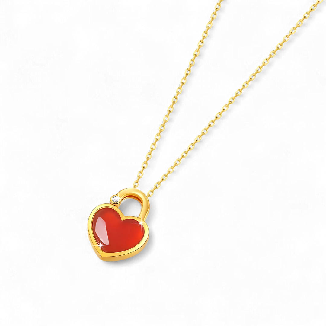 Healing Heart Lock Necklace