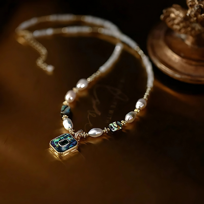 Royal Heritage Pearl & Emerald Heirloom Necklace