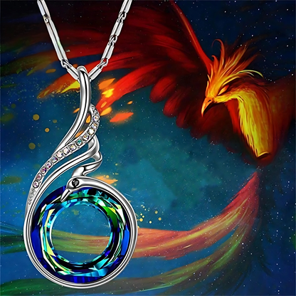 Aria Phoenix Pendant Necklace | Genuine Austrian Crystal