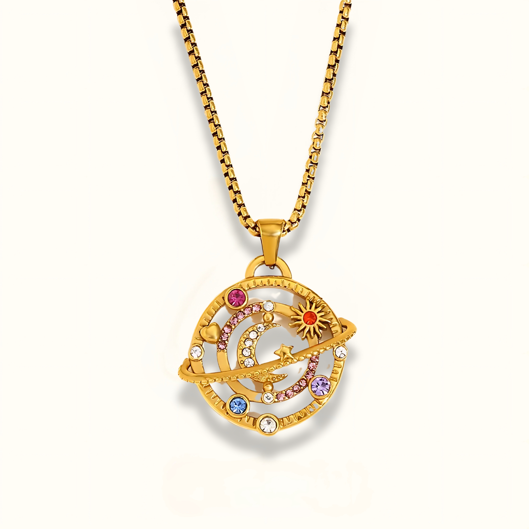 Celestial Layers Pendant Necklace