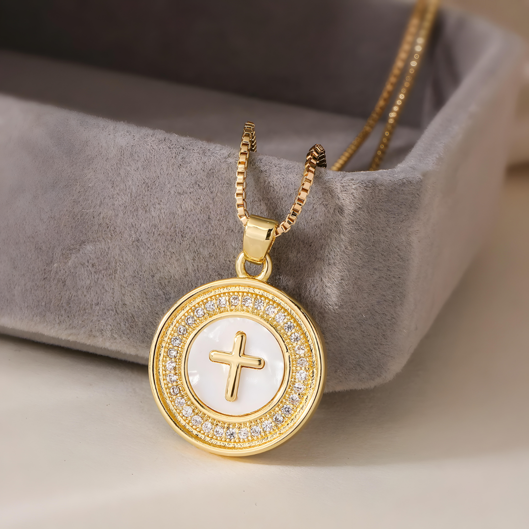 Radiant Faith Cross Necklace