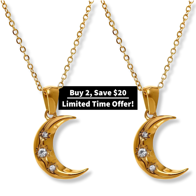 Celestial Dreams Crescent Moon Necklace