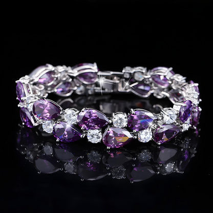 Elisa Teardrop Tennis Bracelet