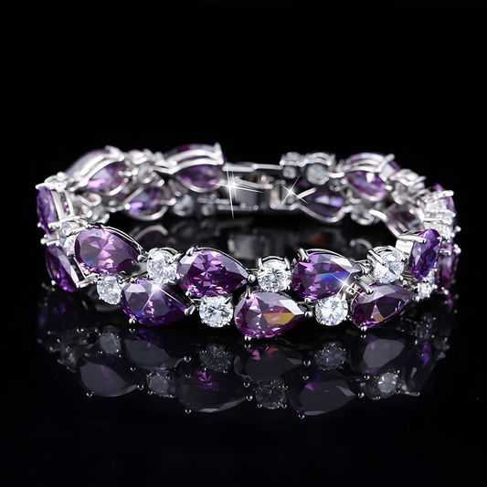 Elisa Teardrop Tennis Bracelet