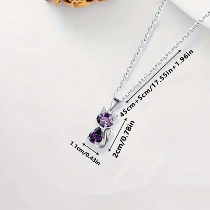Bella Crystal Pendant Necklace