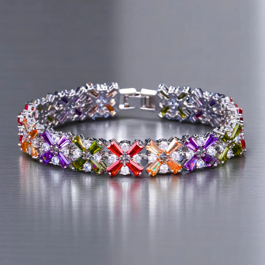 Vivian Starburst Tennis Bracelet