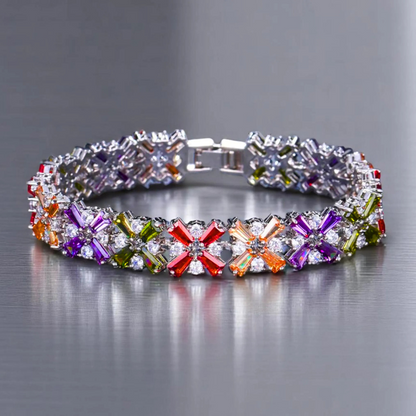 Vivian Starburst Tennis Bracelet