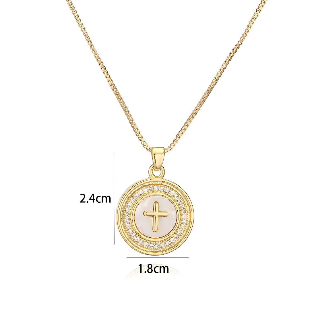 Radiant Faith Cross Necklace