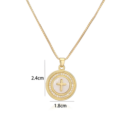 Radiant Faith Cross Necklace
