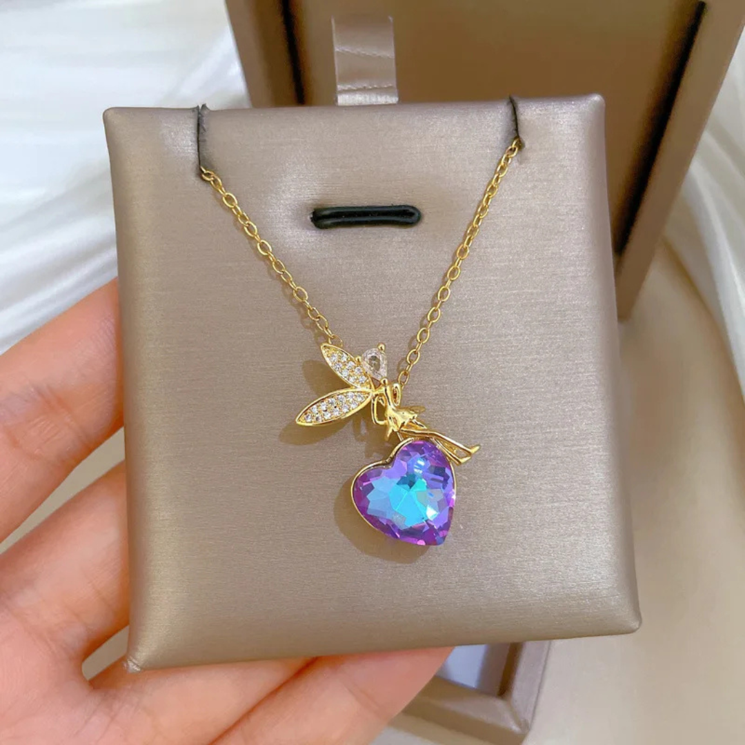 Enchanted Fairy Heart Necklace