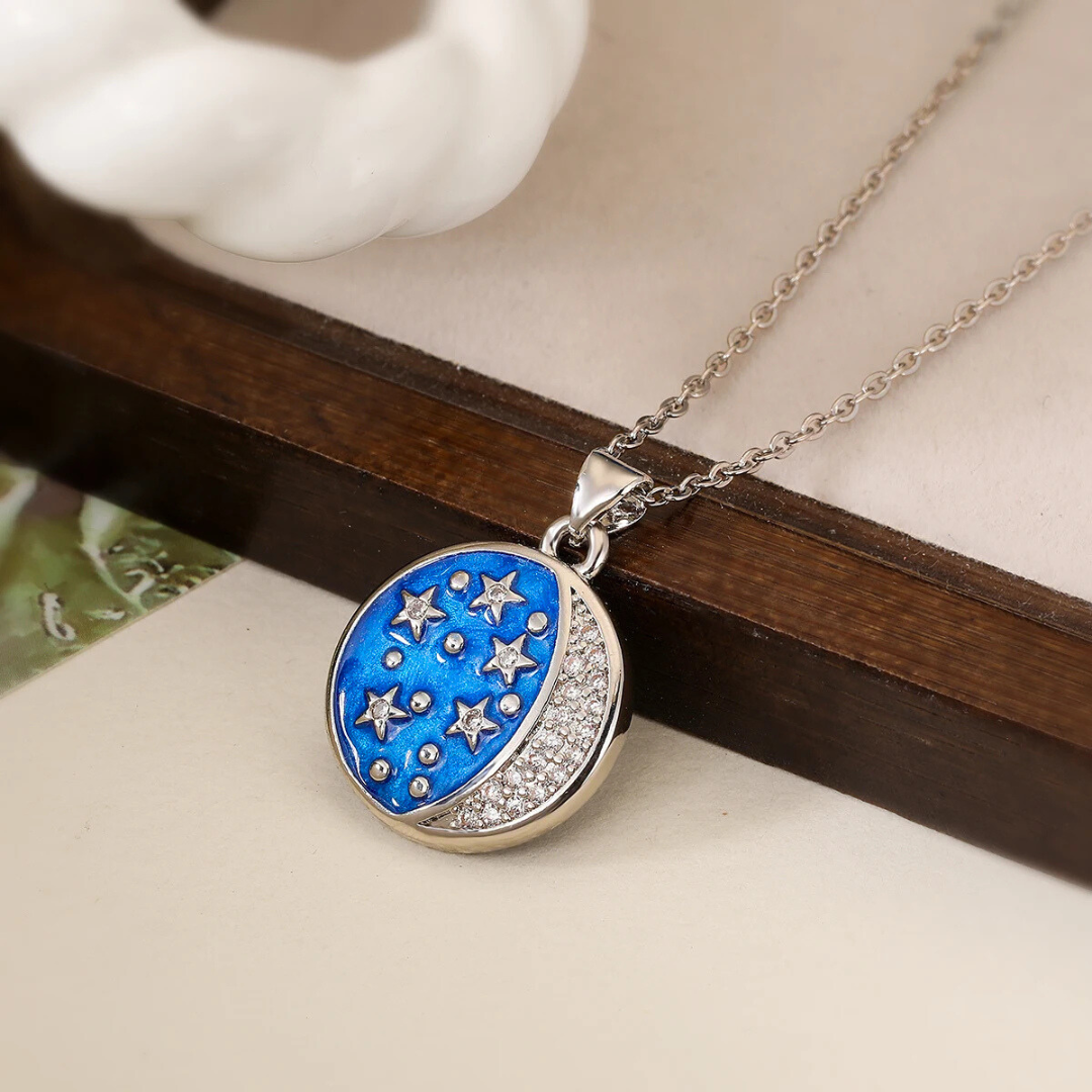 Sapphire Sky Celestial Necklace