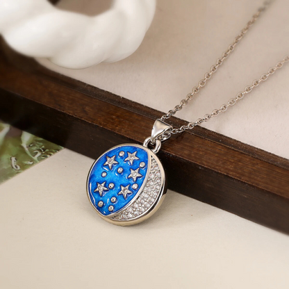 Sapphire Sky Celestial Necklace