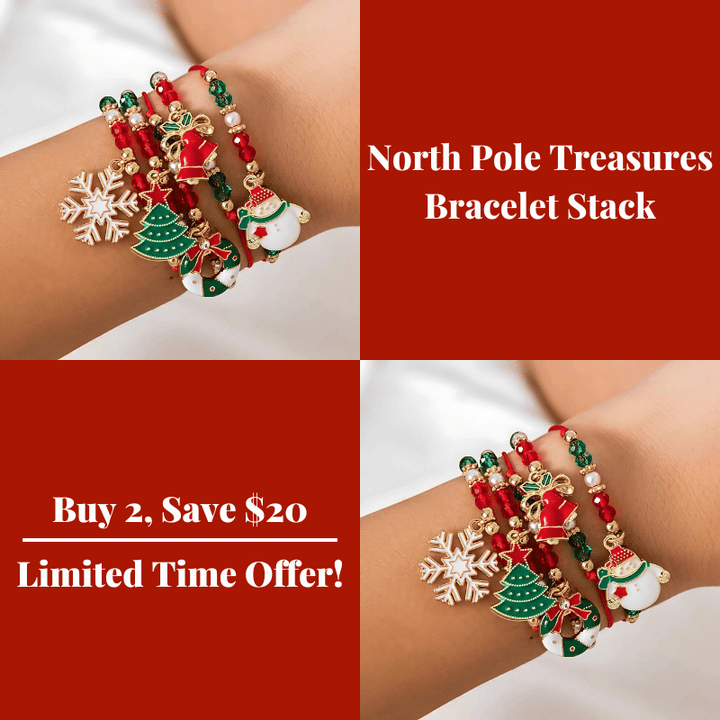 North Pole Treasures Bracelet Stack