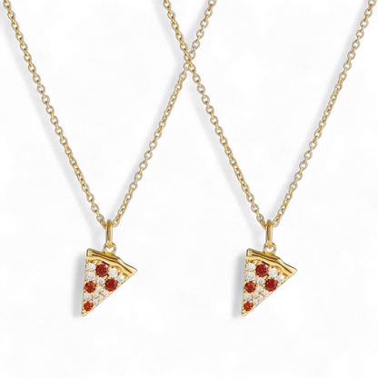 Deliciously Yours Pizza Slice Necklace