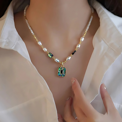 Royal Heritage Pearl & Emerald Heirloom Necklace