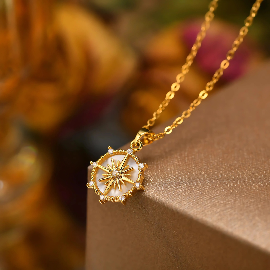Starburst Compass Necklace