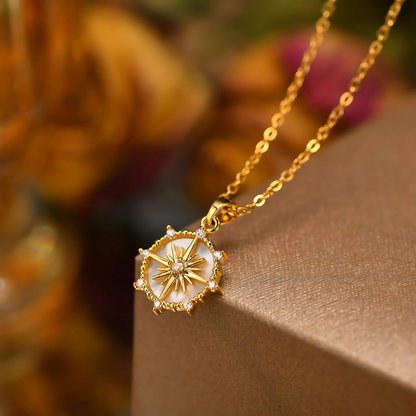 Starburst Compass Necklace