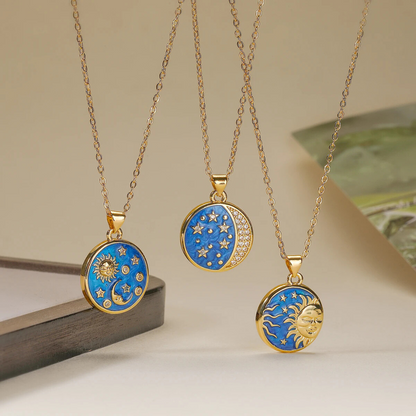 Sapphire Sky Celestial Necklace