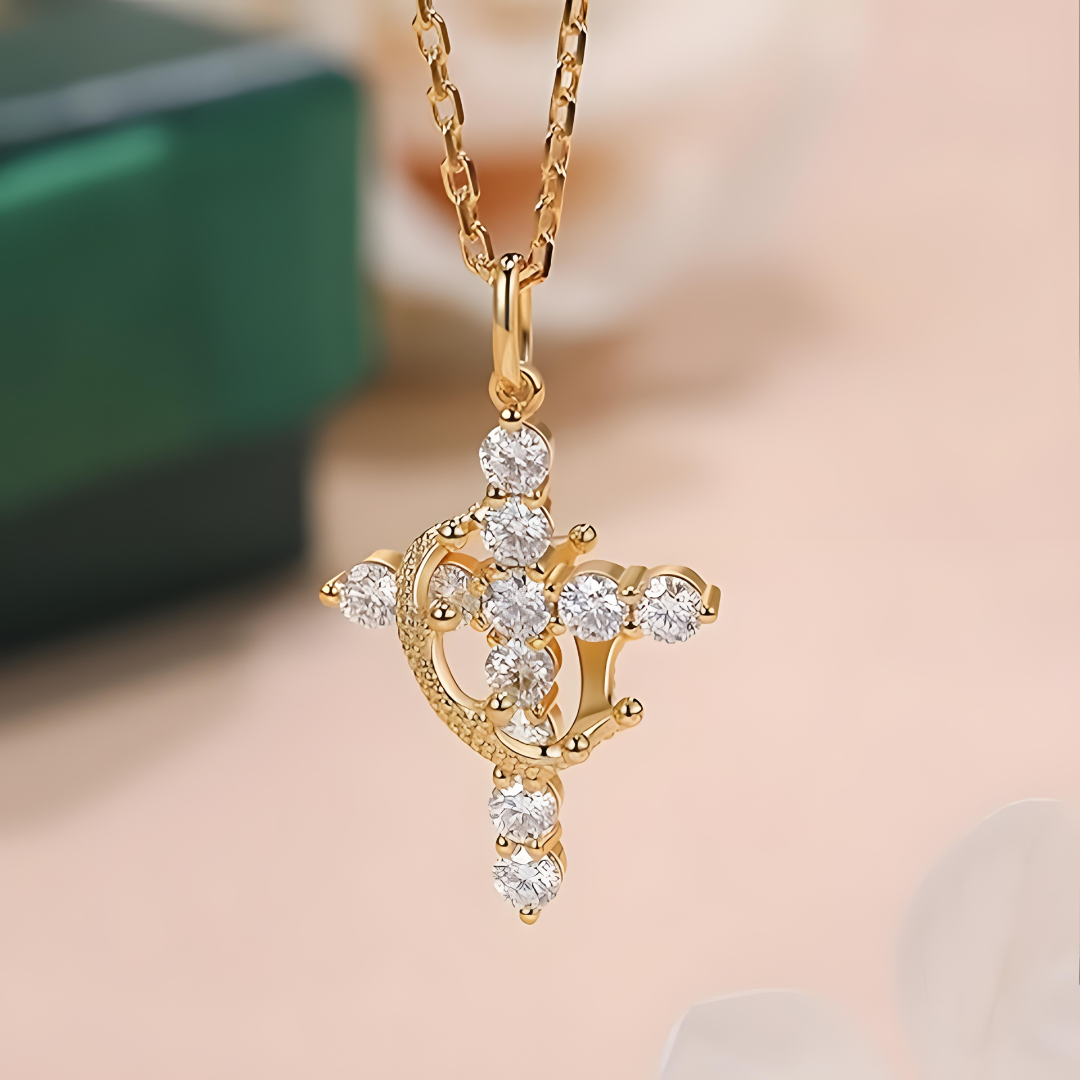 Elara Divine Sparkle Necklace | 925 Sterling Silver