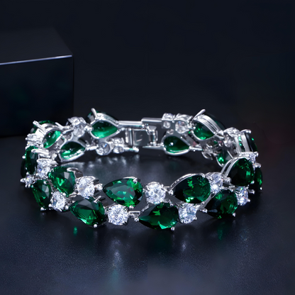 Elisa Teardrop Tennis Bracelet