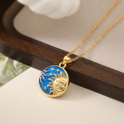 Sapphire Sky Celestial Necklace