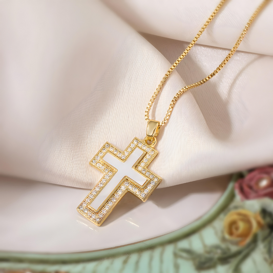 Radiant Faith Cross Necklace