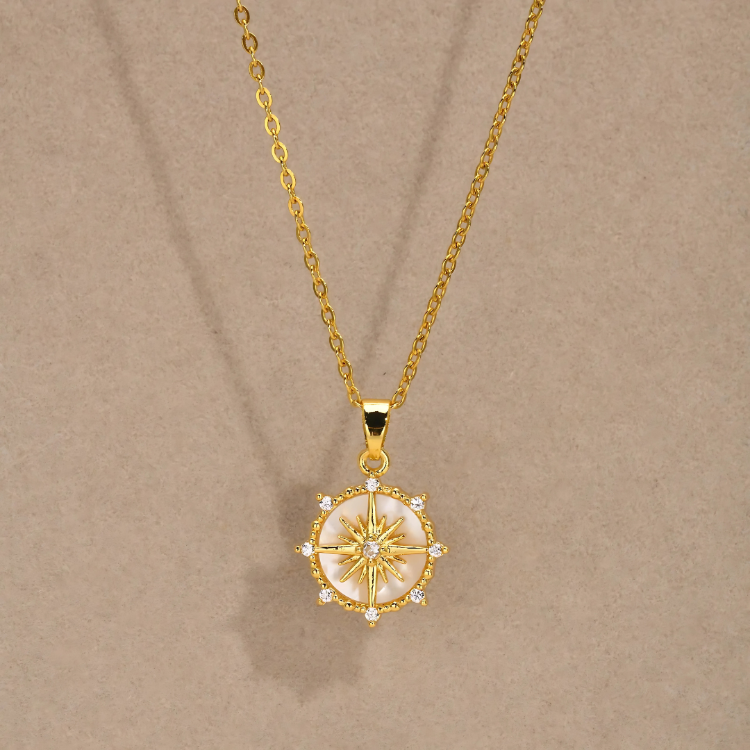 Starburst Compass Necklace