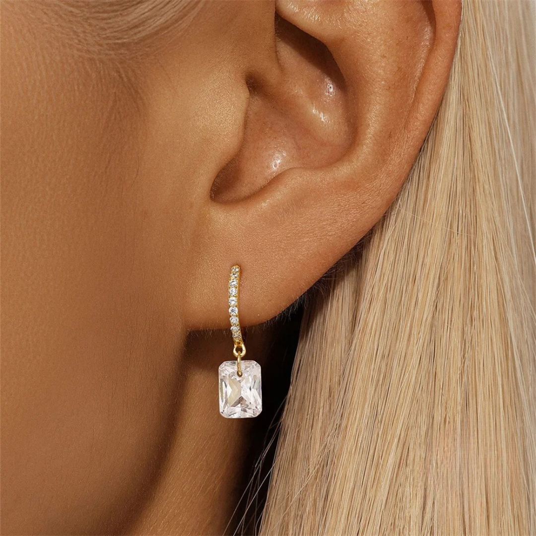 Diana Crown Jewel Hoops
