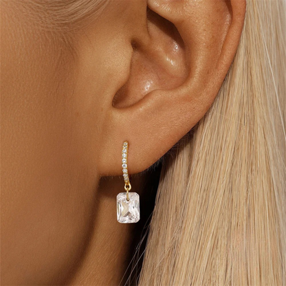 Diana Crown Jewel Hoops