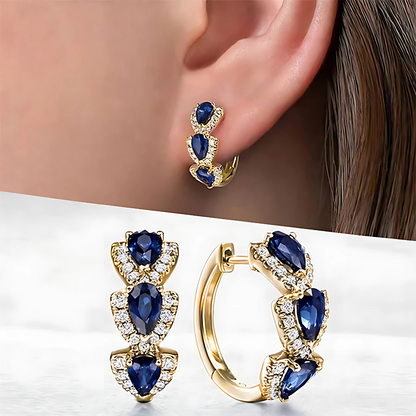 Teardrop Halo Hoops