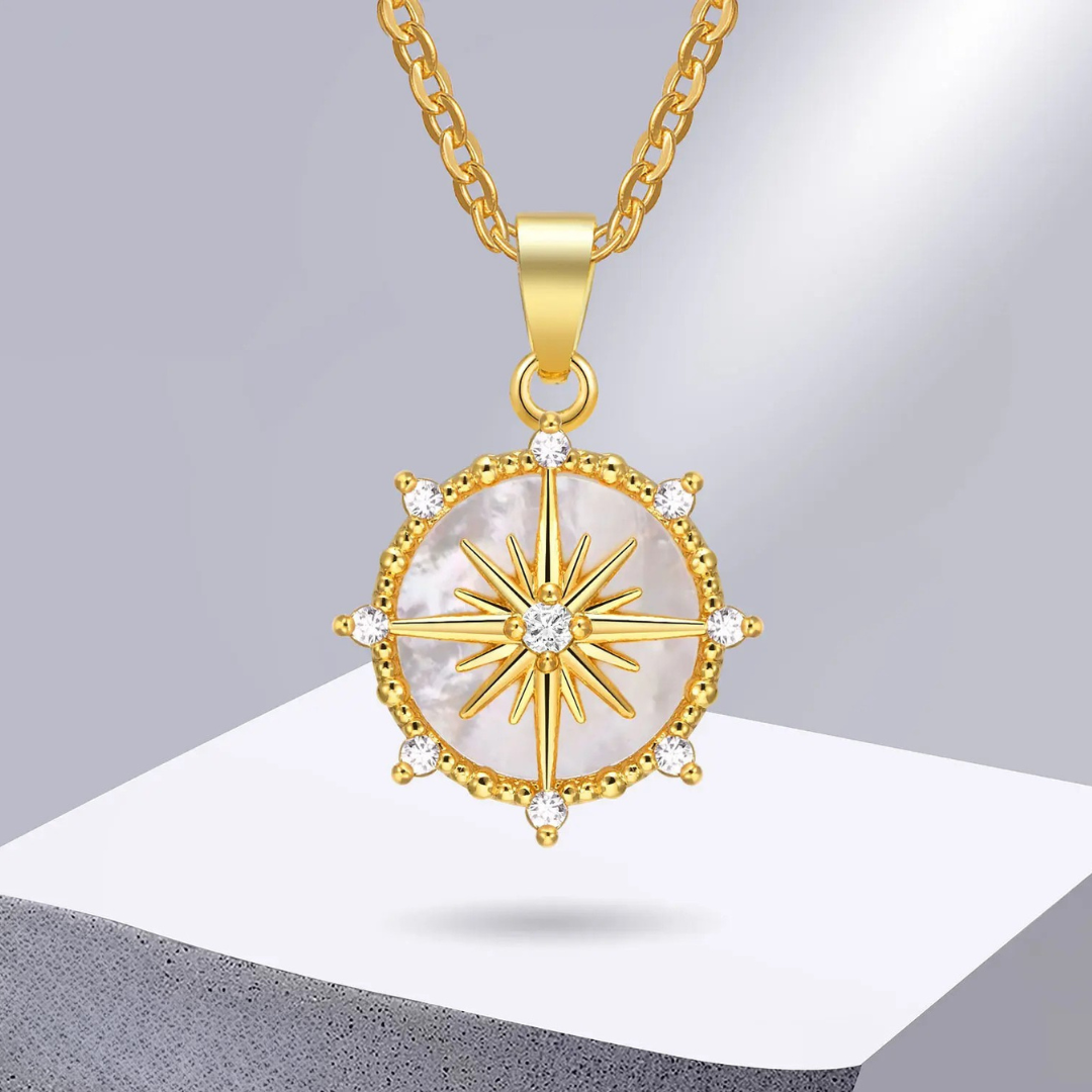 Starburst Compass Necklace