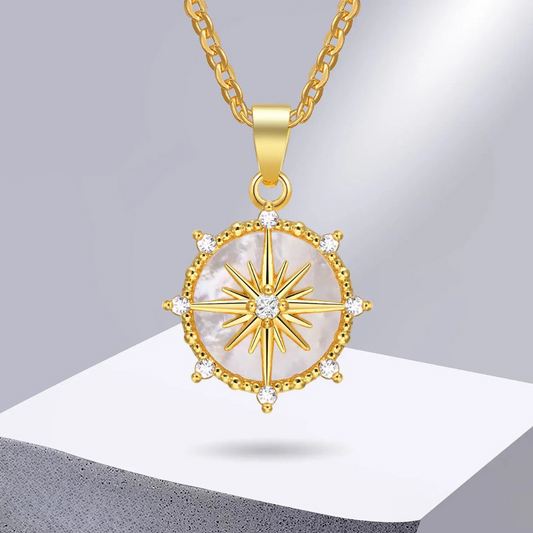 Starburst Compass Necklace