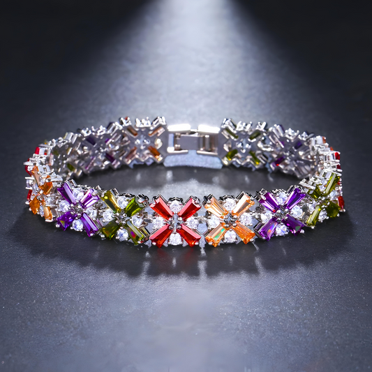 Vivian Starburst Tennis Bracelet