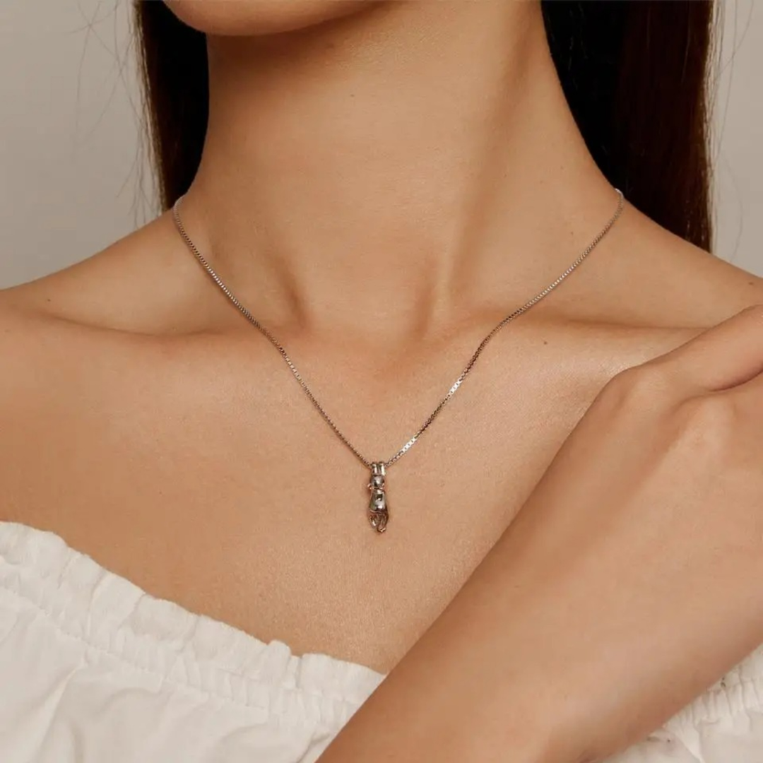 Bella Signature Cat Necklace | 925 Sterling Silver