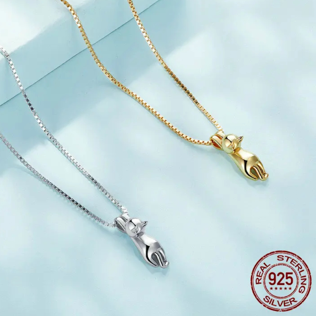 Bella Signature Cat Necklace | 925 Sterling Silver