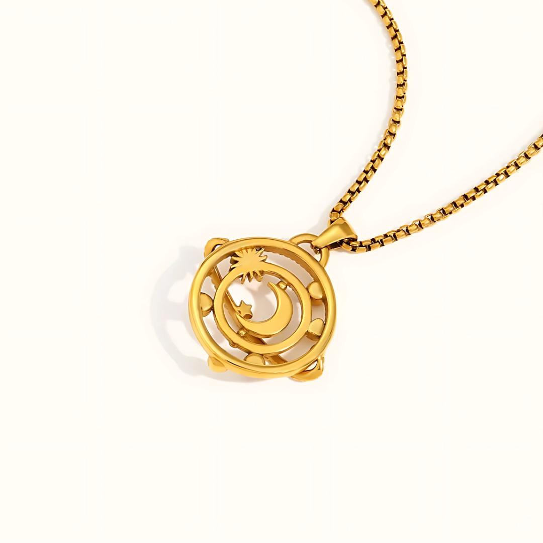 Celestial Layers Pendant Necklace