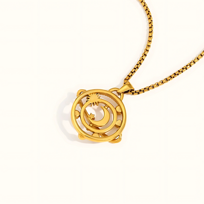 Celestial Layers Pendant Necklace