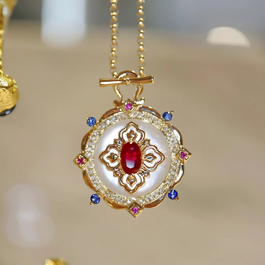 Radiant Heritage Pendant Necklace