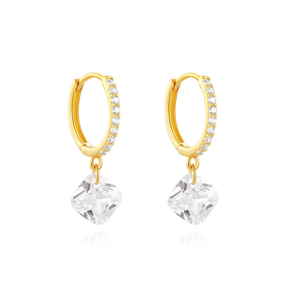 Diana Crown Jewel Hoops