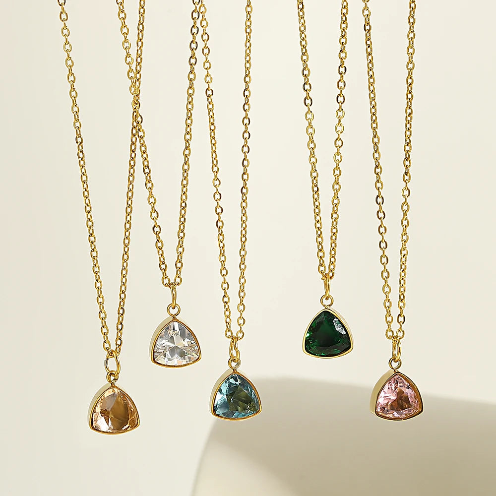 PrismAura Gemstone Necklace