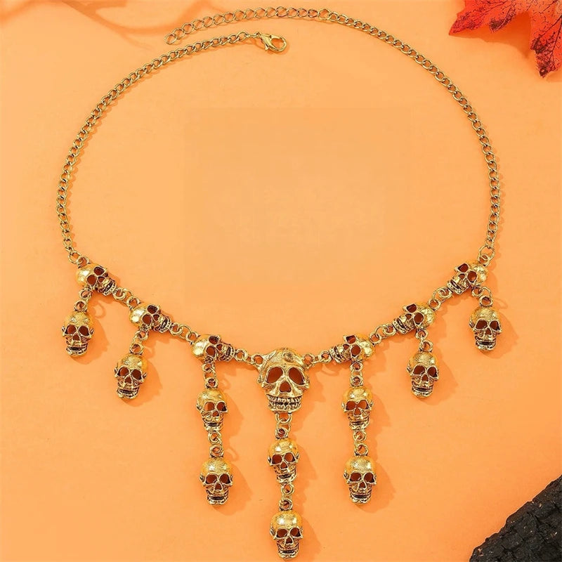 Dark Romance Skull Jewelry Set