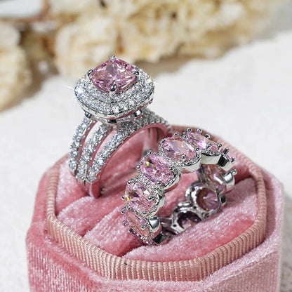 Legacy Heirloom Halo Ring Set