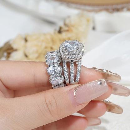 Legacy Heirloom Halo Ring Set