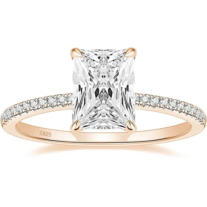 Forever Brilliant Pavé Solitaire Ring