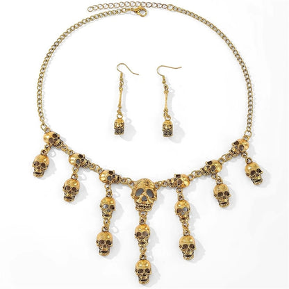 Dark Romance Skull Jewelry Set